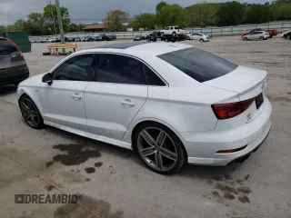 2017 Audi A3 Sedan Premium Plus with VIN WAUGUGFF2H1025363, listed as a Copart auction lot 48606583 with 80,103 mi miles and Salvage Title. Bid and sale history available at carsss.com. Image 2.