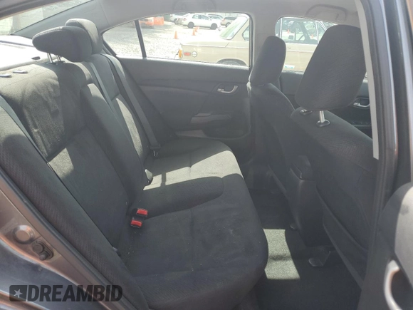 2013 Honda Civic LX z VIN 19XFB2F52DE232289, wystawiony jako Copart lot #60926785 z przebiegiem 134 266 mil mil oraz Szkoda całkowita • Salvage title. Historia ofert i sprzedaży dostępna na DreamBid. Obrazek 10.