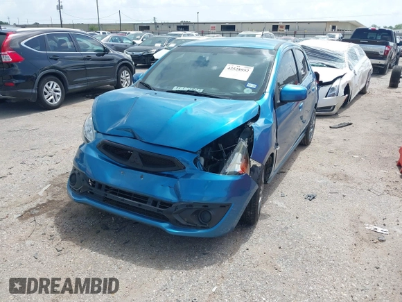 2019 Mitsubishi Mirage ES with VIN ML32A3HJ7KH011198, listed as a IAAI auction lot 42528952 with 106,709 mi miles and . Bid and sale history available at DreamBid. Image 2.