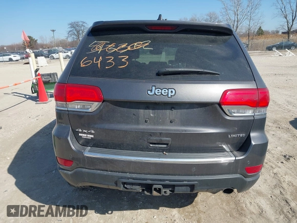 2019 Jeep Grand Cherokee Limited with VIN 1C4RJFBG4KC796819, listed as a IAAI auction lot 41786433 with 61,887 mi miles and . Bid and sale history available at DreamBid. Image 15.