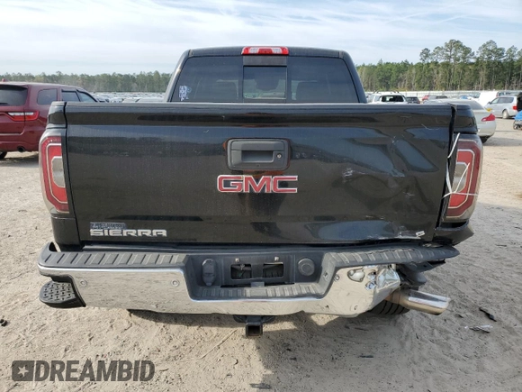 2018 GMC Sierra 1500 SLT with VIN 3GTP1NEC7JG584809, listed as a Copart auction lot 50640125 with 177,613 mi miles and Salvage title. Bid and sale history available at DreamBid. Image 6.