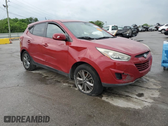 2015 Hyundai Tucson GLS with VIN KM8JT3AF6FU088999, listed as a Copart auction lot 54578195 with Not Provided miles and Clean Title. Bid and sale history available at DreamBid. Image 4.