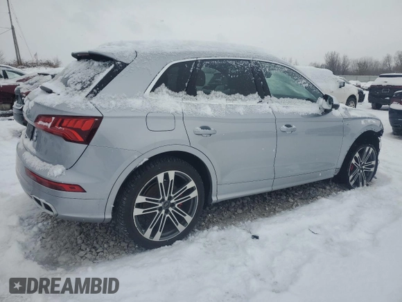 2018 Audi SQ5 Prestige with VIN WA1C4AFY5J2215331, listed as a Copart auction lot 86242054 with 61,457 mi miles and Clean Title. Bid and sale history available at DreamBid. Image 3.