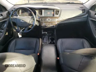 2016 Kia Cadenza Premium with VIN KNALN4D77G5218797, listed as a Copart auction lot 45489735 with 122,763 mi miles and Salvage Title. Bid and sale history available at carsss.com. Image 8.