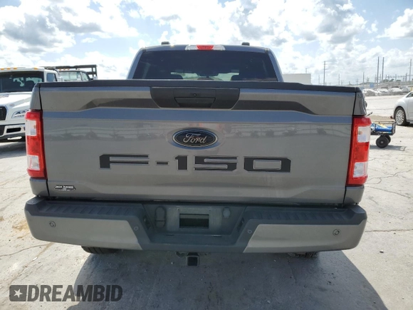 2022 Ford F-150 XL with VIN 1FTFW1E52NFC13829, listed as a Copart auction lot 61935915 with 72,912 mi miles and Salvage title. Bid and sale history available at DreamBid. Image 6.