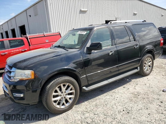2016 Ford Expedition Max Limited с VIN 1FMJK1KT5GEF20568, выставлен на аукционе Copart как лот 48924485 с пробегом 153 047 миль миль и Списание • Salvage title. История ставок и продаж доступна на DreamBid. Изображение 1.