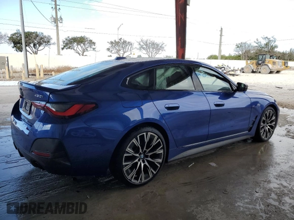 2023 BMW 4 Series 430i z VIN WBA63AV08PFP34616, wystawiony jako Copart lot #83859114 z przebiegiem 12 991 mil mil oraz Szkoda całkowita • Salvage title. Historia ofert i sprzedaży dostępna na DreamBid. Obrazek 3.