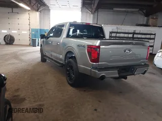 2024 Ford F-150 XLT with VIN 1FTEW3LP2RFB49048, listed as a IAAI auction lot 42025793 with 109 mi miles. Bid and sale history available at carsss.com. Image 3.