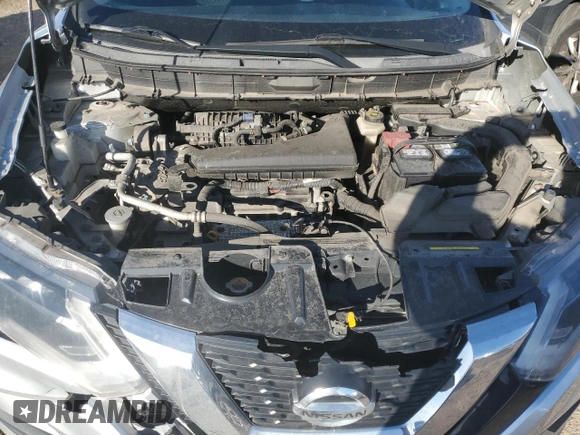 2017 Nissan Rogue SV with VIN KNMAT2MT8HP540548, listed as a Copart auction lot 43464385 with 130,655 mi miles and Salvage title. Bid and sale history available at DreamBid. Image 11.