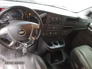 2018 Chevrolet Express Cargo Van with VIN 1GCWGAFG5J1178546, listed as a Copart auction lot 43600145 with 131,825 mi miles and Clean Title. Bid and sale history available at carsss.com. Image 8.