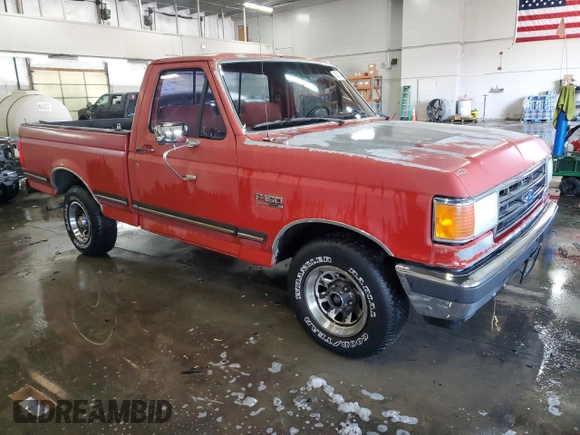 1991 Ford F-150 with VIN 2FTDF15Y0MCB03986, listed as a Copart auction lot 89403545 with 37,829 mi miles and Clean Title. Bid and sale history available at carsss.com. Image 4.