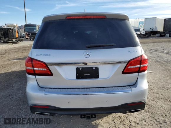 2017 Mercedes-Benz GLS 550 with VIN 4JGDF7DE1HA874776, listed as a Copart auction lot 43301714 with 97,583 mi miles and . Bid and sale history available at DreamBid. Image 6.
