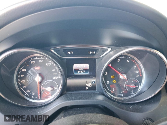 2019 Mercedes-Benz CLA 250 with VIN WDDSJ4GB7KN723389, listed as a Copart auction lot 57032305 with 64,671 mi miles and Salvage title. Bid and sale history available at DreamBid. Image 9.