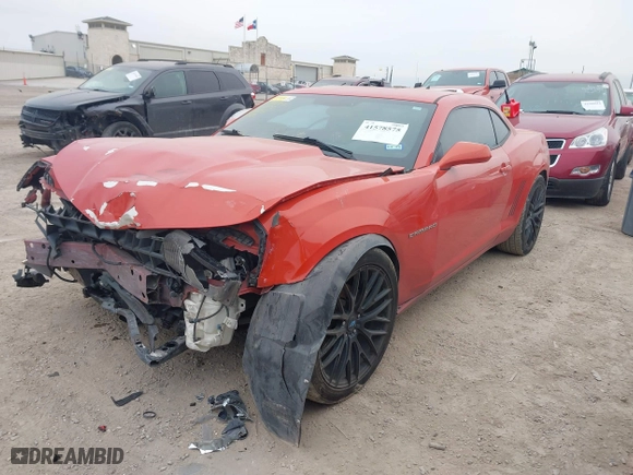 2013 Chevrolet Camaro LT with VIN 2G1FB1E36D9157274, listed as a IAAI auction lot 41578575 with 160,225 mi miles. Bid and sale history available at carsss.com. Image 18.