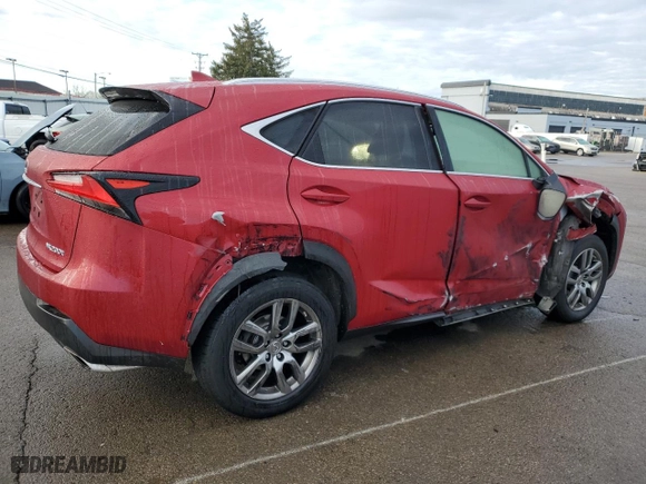 2016 Lexus NX 200t with VIN JTJBARBZ4G2090318, listed as a Copart auction lot 46535695 with 123,044 mi miles and Salvage Title. Bid and sale history available at carsss.com. Image 3.