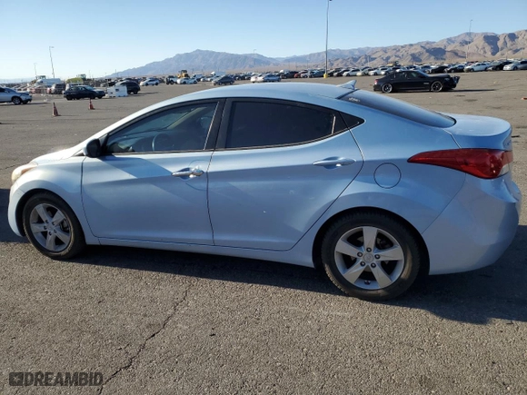 2011 Hyundai Elantra Ltd with VIN KMHDH4AE9BU116509, listed as a Copart auction lot 41697755 with 154,145 mi miles and Salvage Title. Bid and sale history available at carsss.com. Image 2.