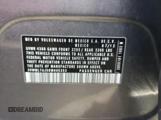 2013 Volkswagen Jetta TDI w/Sunroof z VIN 3VWML7AJ5DM605253, wystawiony jako Copart lot #46549485 z przebiegiem 116 745 mil mil oraz Szkoda całkowita • Salvage title. Historia ofert i sprzedaży dostępna na DreamBid. Obrazek 14.