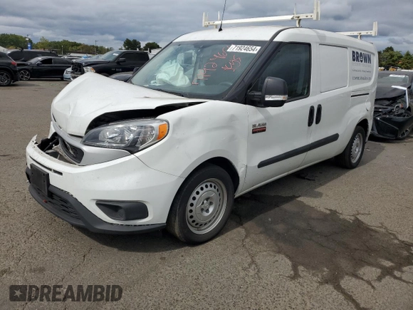 2022 Ram ProMaster City Cargo Tradesman with VIN ZFBHRFAB1N6X35444, listed as a Copart auction lot 71924654 with Not Provided miles and Salvage Title. Bid and sale history available at DreamBid. Image 1.