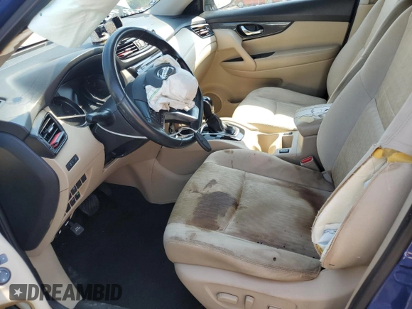 2017 Nissan Rogue SV with VIN JN8AT2MT8HW144047, listed as a Copart auction lot 62475305 with 133,167 mi miles and Salvage title. Bid and sale history available at DreamBid. Image 7.