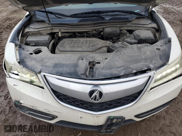 2014 Acura MDX with VIN 5FRYD3H28EB018882, listed as a Copart auction lot 44899515 with 232,450 mi miles and Salvage Title. Bid and sale history available at carsss.com. Image 14.