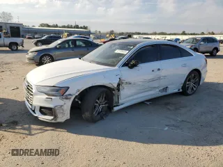 2019 Audi A6 Premium with VIN WAUK2AF21KN069302, listed as a Copart auction lot 47126435 with 0 mi miles and Salvage Title. Bid and sale history available at carsss.com. Image 1.