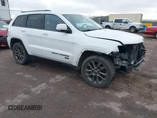 2016 Jeep Grand Cherokee Limited 75th Anniversary with VIN 1C4RJFBGXGC337785, listed as a IAAI auction lot 40782688 with 174,909 mi miles and . Bid and sale history available at DreamBid. Image 1.