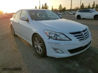 2012 Hyundai Genesis 4.6L with VIN KMHGC4DF1CU166788, listed as a Copart auction lot 87009834 with 143,457 mi miles and Salvage Title. Bid and sale history available at carsss.com. Image 10.