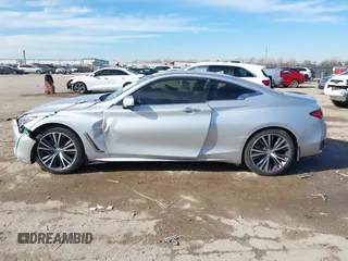 2018 Infiniti Q60 Luxe with VIN JN1CV7EK0JM200522, listed as a IAAI auction lot 41308958 with 28,015 mi miles and . Bid and sale history available at carsss.com. Image 14.