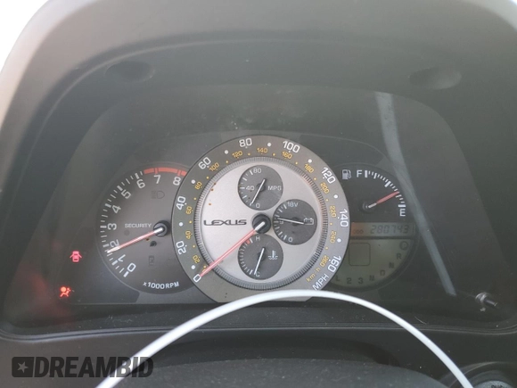 2002 Lexus IS 300/350 z VIN JTHBD192320059567, wystawiony jako Copart lot #57780795 z przebiegiem 280 743 mil mil oraz Tytuł czysty. Historia ofert i sprzedaży dostępna na DreamBid. Obrazek 9.