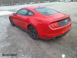 2020 Ford Mustang EcoBoost with VIN 1FA6P8TH2L5108672, listed as a IAAI auction lot 41633244 with 57,507 mi miles. Bid and sale history available at carsss.com. Image 3.