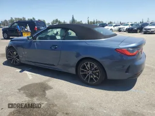 2024 BMW 4 Series 430i z VIN WBA23AT05RCP03975, wystawiony jako Copart lot #56381405 z przebiegiem Nie podano mil oraz Szkoda całkowita • Salvage title. Historia ofert i sprzedaży dostępna na DreamBid. Obrazek 2.