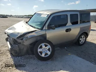 2003 Honda Element EX z VIN 5J6YH18583L001976, wystawiony jako Copart lot #57425535 z przebiegiem Nie podano mil oraz Szkoda całkowita • Salvage title. Historia ofert i sprzedaży dostępna na DreamBid. Obrazek 1.