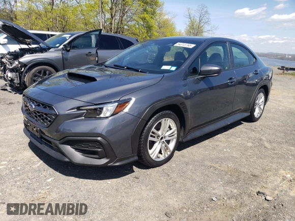 2024 Subaru WRX with VIN JF1VBAB66R9808388, listed as a Copart auction lot 54313795 with 9,666 mi miles and Salvage title. Bid and sale history available at DreamBid. Image 1.