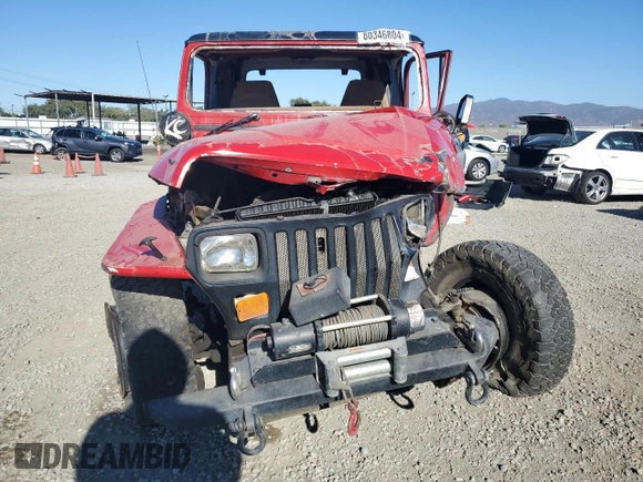 1994 Jeep Wrangler with VIN 1J4FY29S5RP415204, listed as a Copart auction lot 80346804 with 174,285 mi miles and Salvage Title. Bid and sale history available at carsss.com. Image 5.
