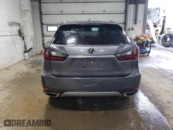 2021 Lexus RX with VIN 2T2HZMDA7MC278601, listed as a Copart auction lot 53666995 with 61,033 mi miles and Salvage Title. Bid and sale history available at carsss.com. Image 6.