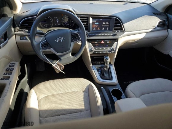 2018 Hyundai Elantra SEL with VIN 5NPD84LF8JH360042, listed as a Copart auction lot 52546685 with 42,862 mi miles and Salvage Title. Bid and sale history available at carsss.com. Image 8.