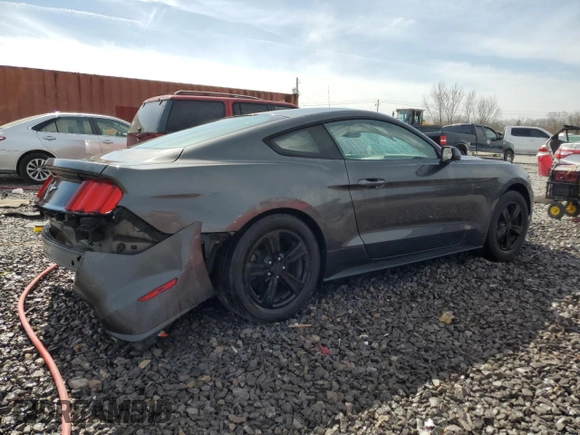 2017 Ford Mustang V6 with VIN 1FA6P8AM5H5311952, listed as a Copart auction lot 45360015 with 91,289 mi miles and Salvage Title. Bid and sale history available at carsss.com. Image 3.