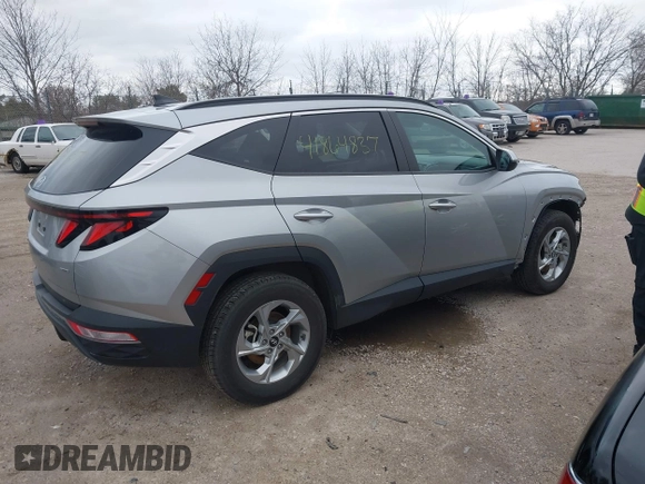 2024 Hyundai Tucson SEL with VIN 5NMJBCDE4RH316729, listed as a IAAI auction lot 41864837 with 46,281 mi miles. Bid and sale history available at carsss.com. Image 4.