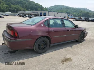 2004 Chevrolet Impala with VIN 2G1WF52E749123135, listed as a Copart auction lot 65401265 with 202,136 mi miles and Salvage title. Bid and sale history available at DreamBid. Image 3.