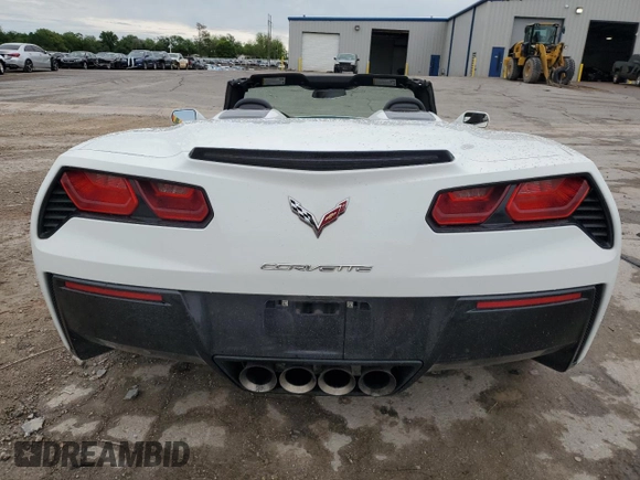 2016 Chevrolet Corvette 1LT z VIN 1G1YB3D71G5123625, wystawiony jako Copart lot #53939265 z przebiegiem 55 049 mil mil oraz Szkoda całkowita • Salvage title. Historia ofert i sprzedaży dostępna na DreamBid. Obrazek 6.