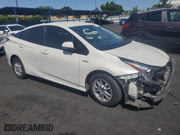 2018 Toyota Prius Two z VIN JTDKBRFU4J3082395, wystawiony jako Copart lot #56761505 z przebiegiem Nie podano mil oraz Szkoda całkowita • Salvage title. Historia ofert i sprzedaży dostępna na DreamBid. Obrazek 4.