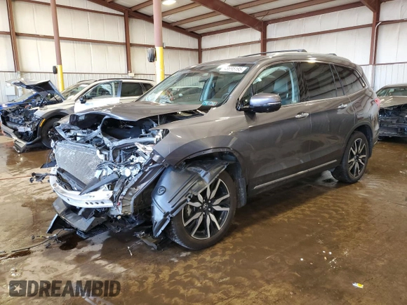 2020 Honda Pilot Touring 8-Passenger with VIN 5FNYF6H91LB033036, listed as a Copart auction lot 48685195 with 97,102 mi miles and Salvage Title. Bid and sale history available at DreamBid. Image 1.