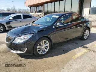 2016 Buick Regal Premium II with VIN 2G4GS5GX3G9166906, listed as a Copart auction lot 52003405 with 74,035 mi miles and Salvage Title. Bid and sale history available at carsss.com. Image 1.