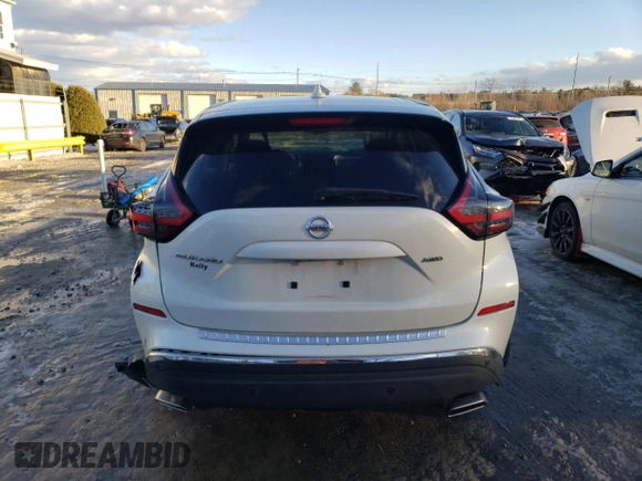 2020 Nissan Murano S with VIN 5N1AZ2AS2LN148675, listed as a Copart auction lot 43629905 with 28,555 mi miles and Salvage Title. Bid and sale history available at DreamBid. Image 6.