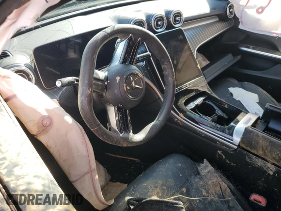 2023 Mercedes-Benz C 300 z VIN W1KAF4GB5PR102925, wystawiony jako Copart lot #56905925 z przebiegiem Nie podano mil oraz Nie do naprawy • Non repairable. Historia ofert i sprzedaży dostępna na DreamBid. Obrazek 8.