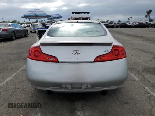 2006 Infiniti G35 with VIN JNKCV54E36M709703, listed as a Copart auction lot 53995365 with 232,817 mi miles and Non Repairable. Bid and sale history available at carsss.com. Image 6.