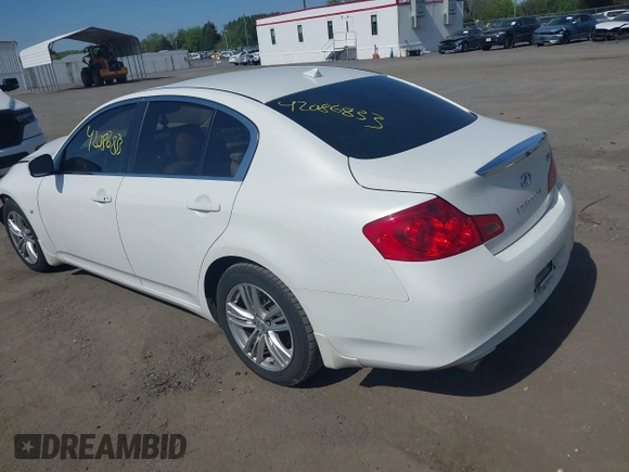 2015 Infiniti Q40 with VIN JN1CV6AP5FM502634, listed as a IAAI auction lot 42086833 with 82,909 mi miles and . Bid and sale history available at DreamBid. Image 3.