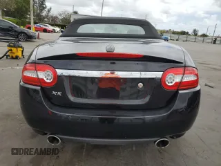 2011 Jaguar XK with VIN SAJWA4GB0BLB38875, listed as a Copart auction lot 52045805 with 35,487 mi miles and Salvage Title. Bid and sale history available at carsss.com. Image 6.