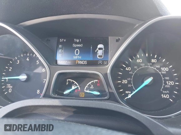 2017 Ford Escape SE with VIN 1FMCU9GD3HUA40233, listed as a IAAI auction lot 42126271 with 284,937 mi miles. Bid and sale history available at carsss.com. Image 7.