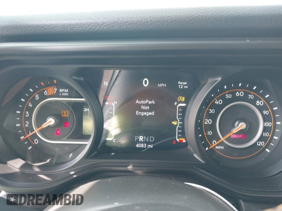 2024 Jeep Wrangler Willys с VIN 1C4PJXDG8RW250558, выставлен на аукционе IAAI как лот 41966152 с пробегом 4 083 миль миль и . История ставок и продаж доступна на DreamBid. Изображение 7.